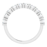 14K White 1 1/3 CTW Diamond Anniversary Band -122877:60005:P-ST-WBC