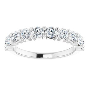 Platinum 1 1/3 CTW Diamond Anniversary Band -122877:60023:P-ST-WBC