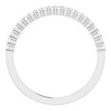 Platinum 1/6 CTW Diamond Anniversary Band-122877:60019:P-ST-WBC