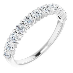 Platinum 1/2 CTW Diamond Anniversary Band-122877:60021:P-ST-WBC