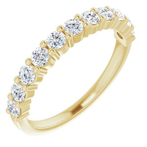 14K Yellow 1/2 CTW Diamond Anniversary Band-122877:60009:P-ST-WBC