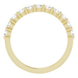 14K Yellow 1/2 CTW Diamond Anniversary Band-122877:60009:P-ST-WBC