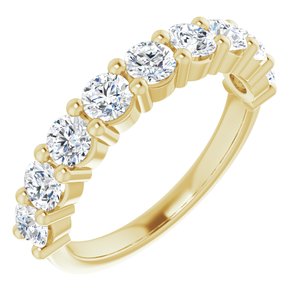 14K Yellow 1 1/3 CTW Diamond Anniversary Band-122877:60011:P-ST-WBC