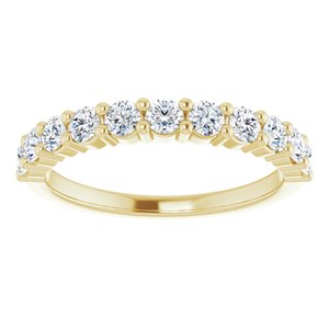 14K Yellow 1/2 CTW Diamond Anniversary Band-122877:60009:P-ST-WBC