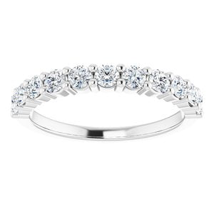 Platinum 1/2 CTW Diamond Anniversary Band-122877:60021:P-ST-WBC