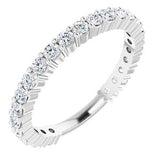 14K White 3/4 CTW Diamond Anniversary Band -123655:6000:P-ST-WBC