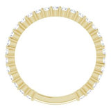 14K Yellow 1/2 CTW Diamond Anniversary Band-123655:6005:P-ST-WBC