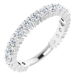 14K White 1 1/5 CTW Diamond Anniversary Band-123655:6008:P-ST-WBC