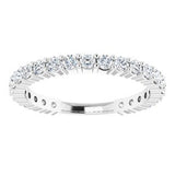 14K White 3/4 CTW Diamond Anniversary Band -123655:6000:P-ST-WBC