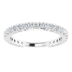 Platinum 3/4 CTW Diamond Anniversary Band -123655:6003:P-ST-WBC