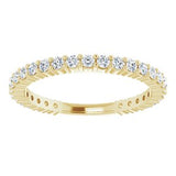 14K Yellow 1/2 CTW Diamond Anniversary Band-123655:6005:P-ST-WBC