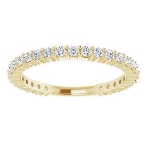 14K Yellow 1/2 CTW Diamond Anniversary Band-123655:6005:P-ST-WBC