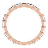 14K Rose 5/8 CTW Diamond Anniversary Band-123655:6038:P-ST-WBC