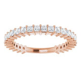 14K Rose 9/10 CTW Diamond Anniversary Band-123655:6022:P-ST-WBC