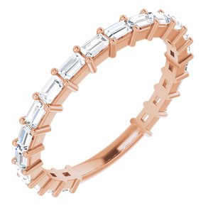 14K Rose 5/8 CTW Diamond Anniversary Band-123655:6034:P-ST-WBC