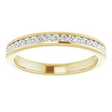 14K Yellow 1/6 CTW Diamond Anniversary Band -122981:60053:P-ST-WBC