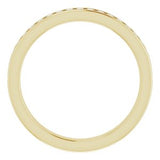 14K Yellow 1/4 CTW Diamond Anniversary Band-122981:60054:P-ST-WBC