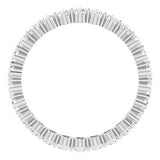 Platinum 3/4 CTW Diamond Eternity Band Size 5.5-124095:615:P-ST-WBC