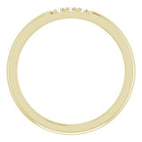 14K Yellow .06 CTW Diamond French-Set Anniversary Band-124030:604:P-ST-WBC