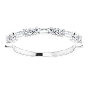 14K White 3/8 CTW Diamond Anniversary Band-123092:600:P-ST-WBC