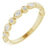 14K Yellow 1/4 CTW Diamond Anniversary Band-123175:601:P-ST-WBC