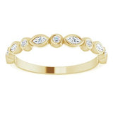 14K Yellow 1/4 CTW Diamond Anniversary Band-123175:601:P-ST-WBC