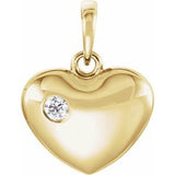 14K Yellow .05 CT Diamond 16.75x12.15 mm Heart Pendant-85894:6009:P-ST-WBC