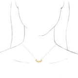 14K Yellow Curved Bar 16-18" Necklace  -86770:601:P-ST-WBC