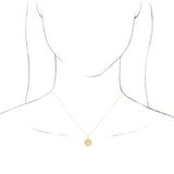 14K Yellow Starburst Disc 16-18" Necklace-86649:601:P-ST-WBC