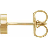 14K Yellow Geometric Single Earring-86608:102:P-ST-WBC