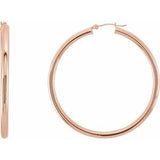 14K Rose 48 mm Tube Hoop Earrings-20826:6007:P-ST-WBC