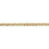 14k 4mm Semi-Solid Anchor Chain-WBC-BC100-8