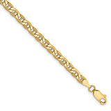 14k 4mm Semi-Solid Anchor Chain-WBC-BC100-7