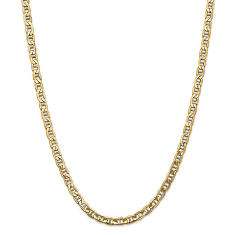 14k 5.5mm Semi-Solid Anchor Chain-WBC-BC102-24