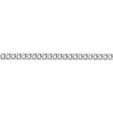 14k WG 3.35mm Semi-Solid Curb Chain-WBC-BC103-7