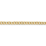 14k 4.3mm Semi-Solid Curb Chain-WBC-BC107-7