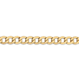 14k 7mm Semi-Solid Curb Chain-WBC-BC110-8