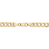 14k 7mm Semi-Solid Curb Chain-WBC-BC110-9