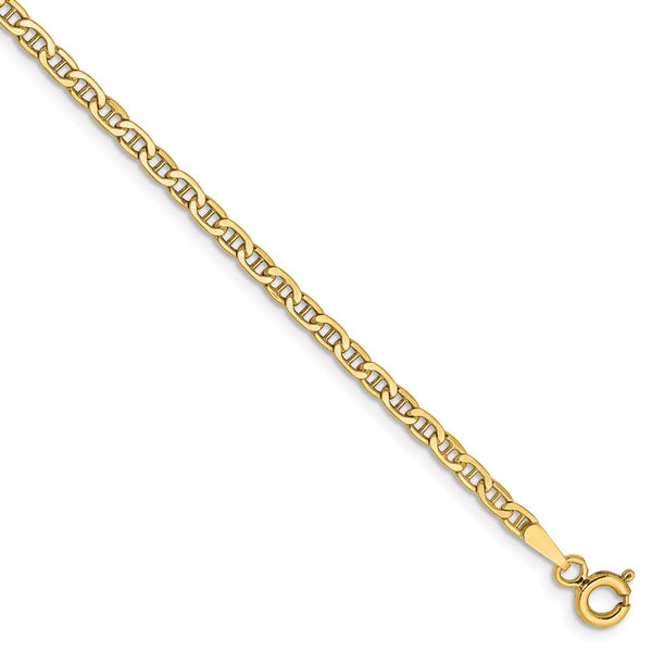 14k 2.4mm Semi-Solid Anchor Chain-WBC-BC121-7