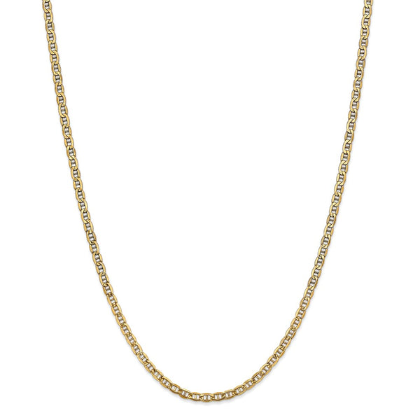 14k 3.2mm Semi-Solid Anchor Chain-WBC-BC122-16