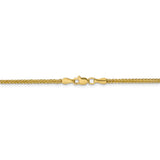 14k 2mm Semi-solid 3-Wire Wheat Chain-WBC-BC127-18