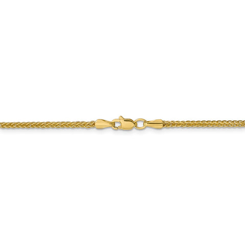 14k 2mm Semi-solid 3-Wire Wheat Chain-WBC-BC127-20