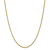 14k 2mm Semi-solid 3-Wire Wheat Chain-WBC-BC127-20