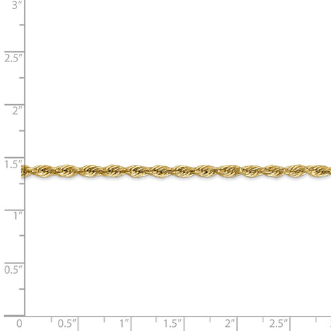 14ky 2.8mm Semi-Solid Rope Chain-WBC-BC134-16