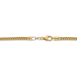 14k 3mm Semi-Solid Franco Chain-WBC-BC135-20