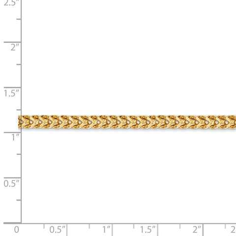 14k 3.7mm Semi-Solid Franco Chain-WBC-BC136-20