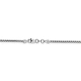 14k WG 1.75mm Semi-Solid Round Box Chain-WBC-BC139-20