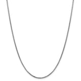 14k WG 1.75mm Semi-Solid Round Box Chain-WBC-BC139-18