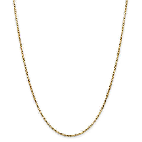 14k 1.75mm Semi-Solid Round Box Chain-WBC-BC141-24