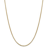 14k 1.75mm Semi-Solid Round Box Chain-WBC-BC141-20